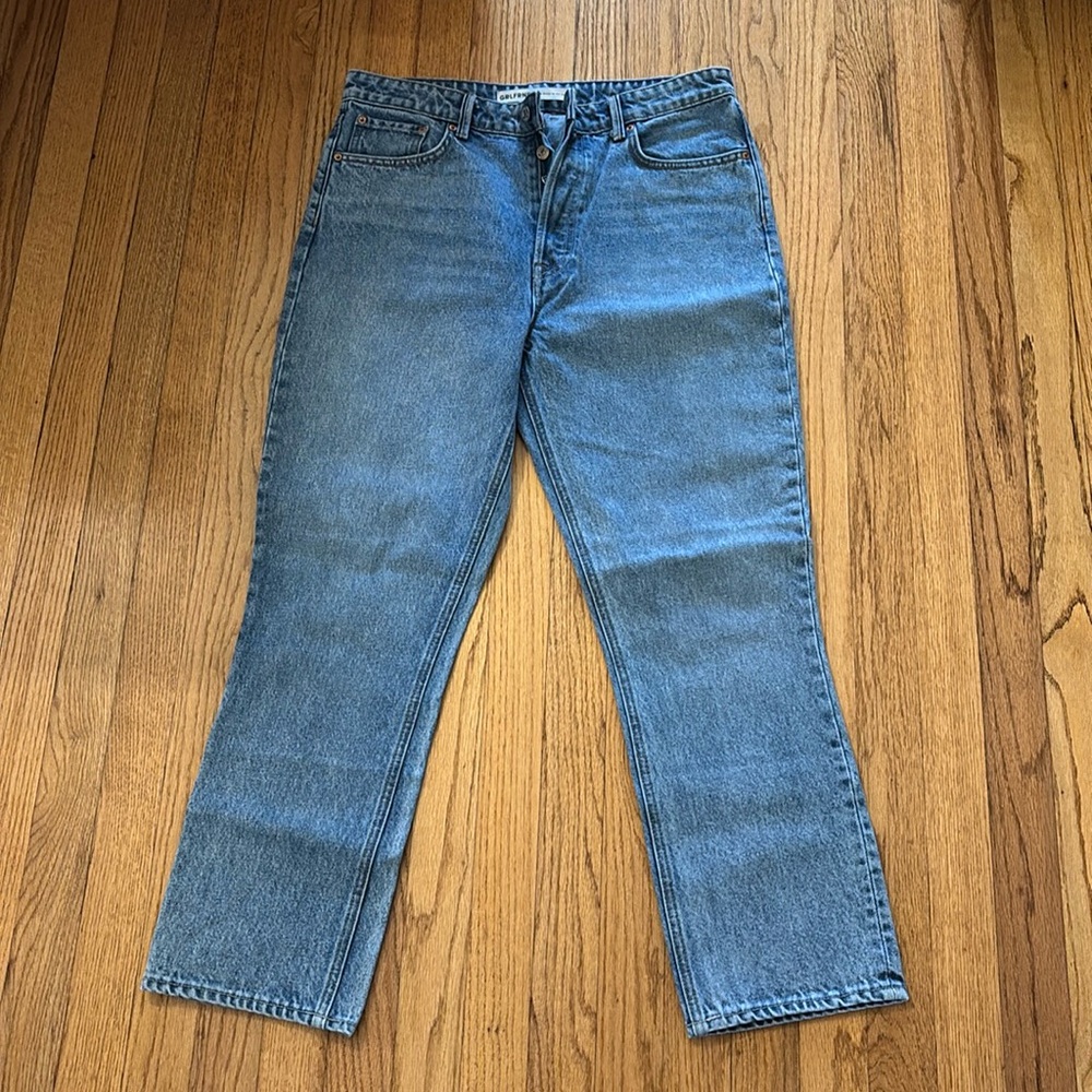 Grlfrnd rigid blue denim